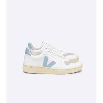 Men's Veja V-10 CWL SOLE Sneakers White/Grey | SG 324QMA